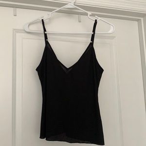 Zara Black Cami Top - Adjustable Straps